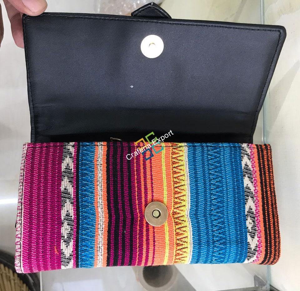 Trendy Jacquard Designed Clutch/Wallet for Women & Girls - Image 2