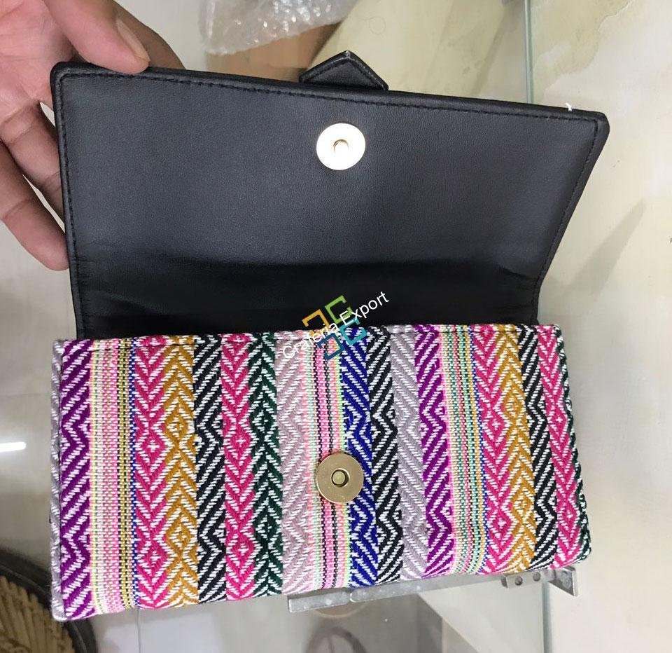 Trendy Jacquard Designed Clutch/Wallet for Women & Girls - Image 4