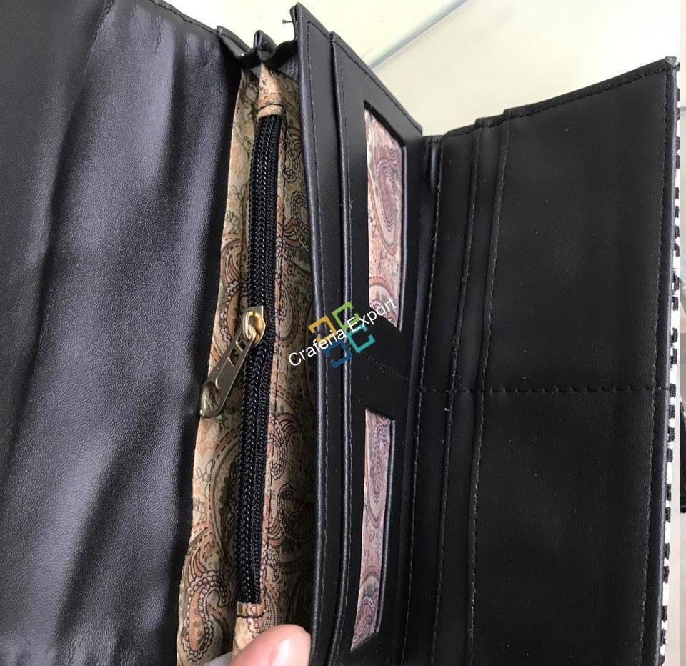 Trendy Jacquard Designed Clutch/Wallet for Women & Girls - Image 7