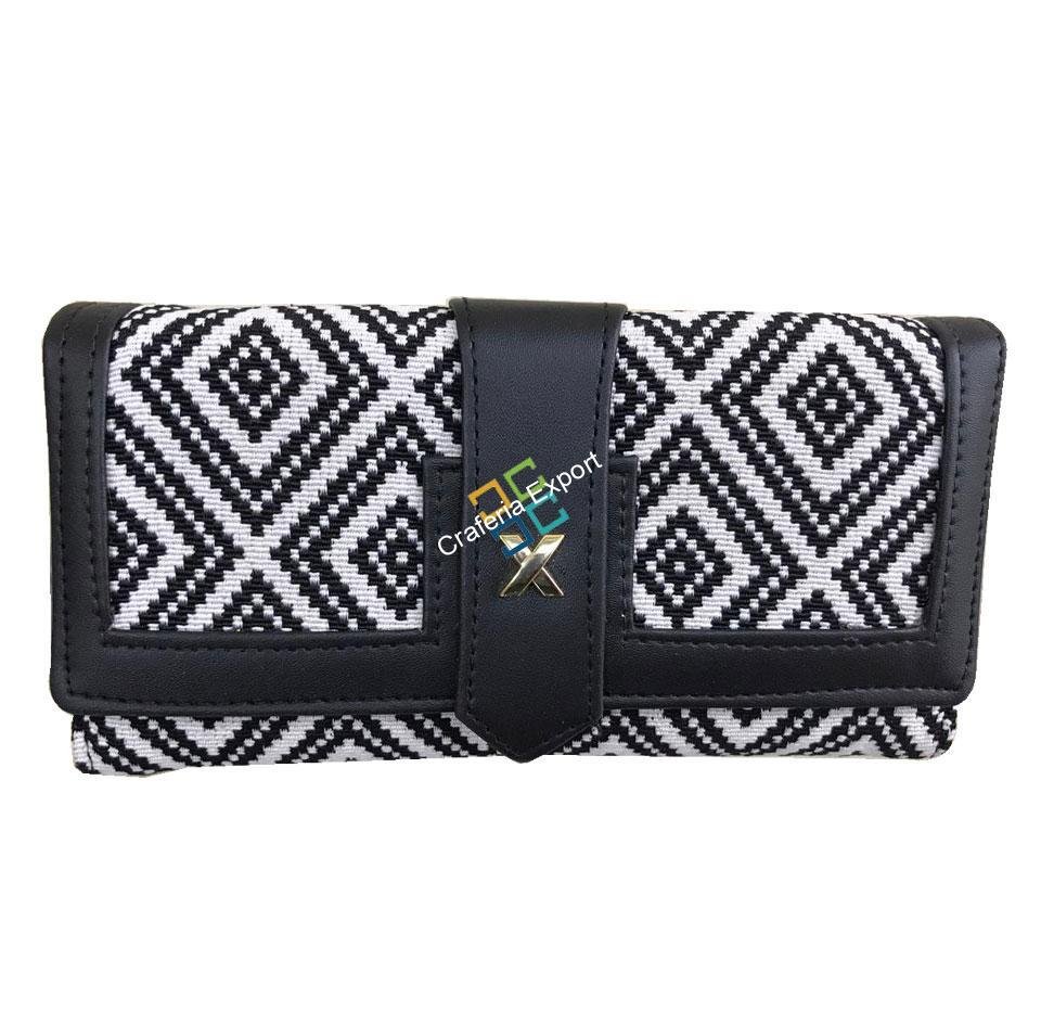 Trendy Jacquard Designed Clutch/Wallet for Women & Girls
