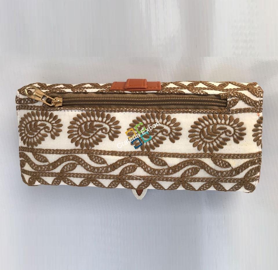 Chikankari Designed Wallet/Clutch For Girls & Women - Image 5