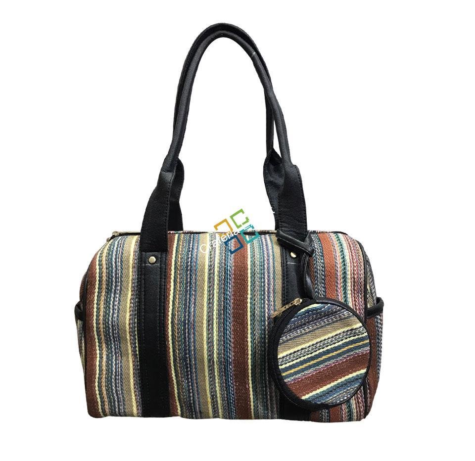 Stylish Jacquard Handbag For Women & Girls