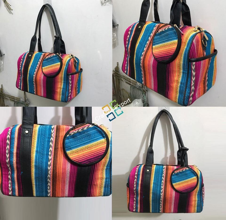 Stylish Jacquard Handbag For Women & Girls - Image 4