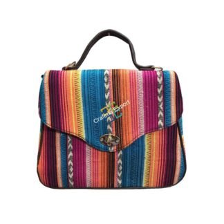 Fashionable Jacquard Printed Sling Bag/ Handbag For Women & Girls