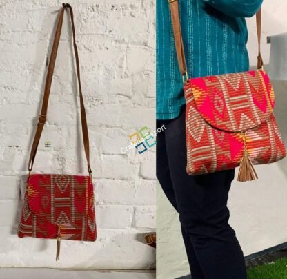Stylish canvas printed sling bag - Image 3