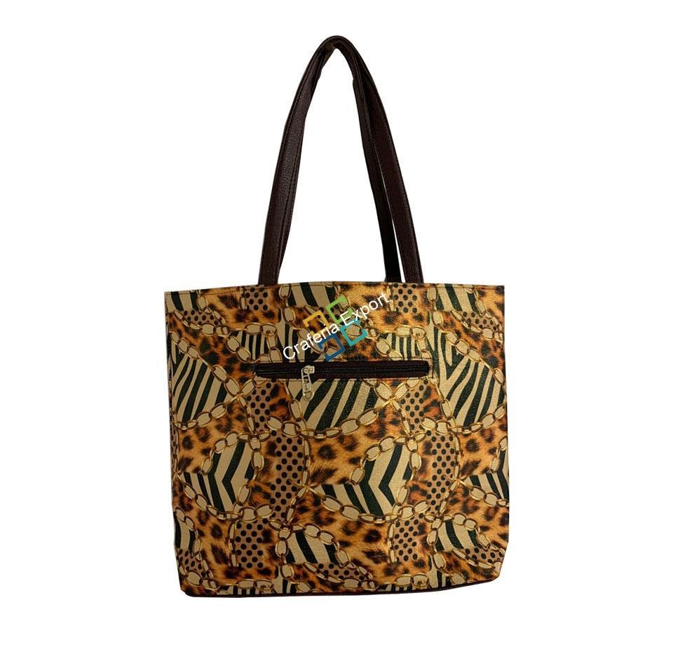 Women's Tote Shoulder Bags with printed design