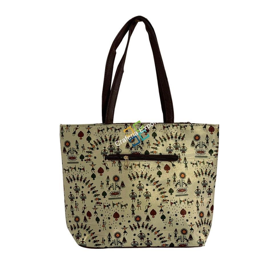 Women's Tote Shoulder Bags with printed design - Image 4