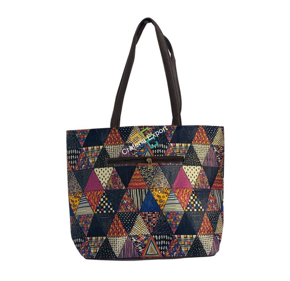 Women's Tote Shoulder Bags with printed design - Image 6