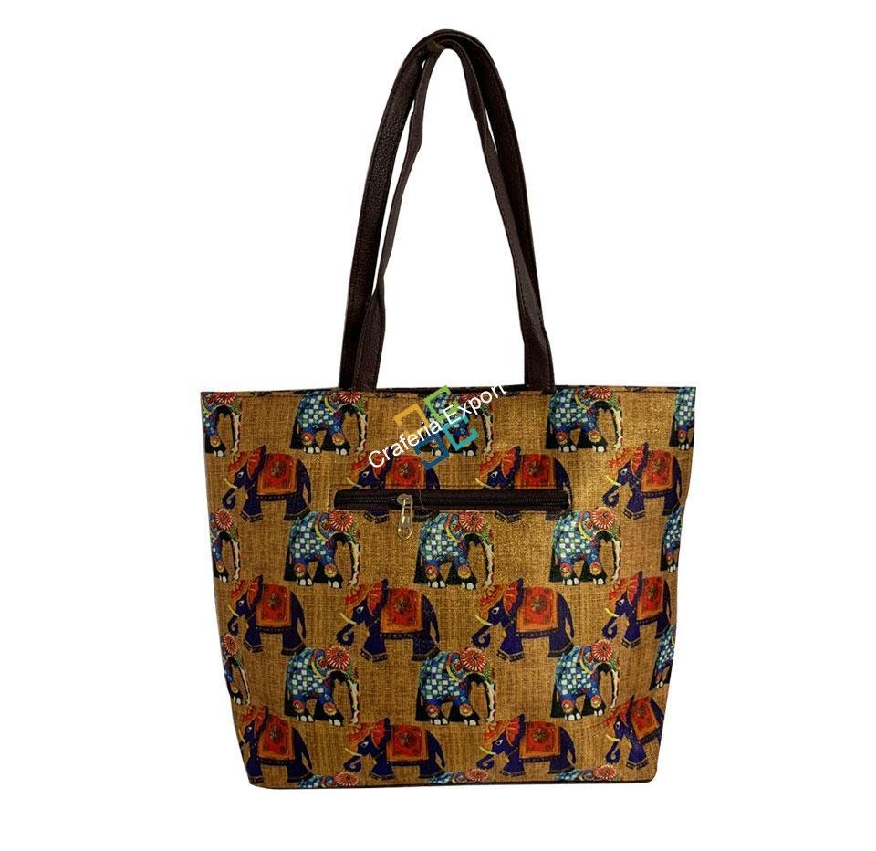 Women's Tote Shoulder Bags with printed design - Image 7