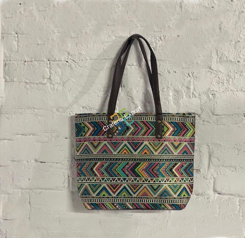 Women's Tote Shoulder Bags with printed design - Image 8