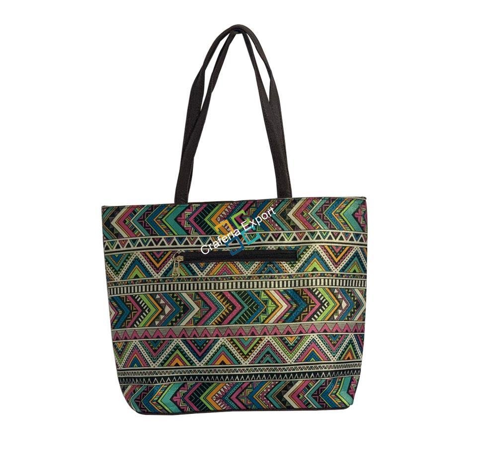 Women's Tote Shoulder Bags with printed design - Image 9