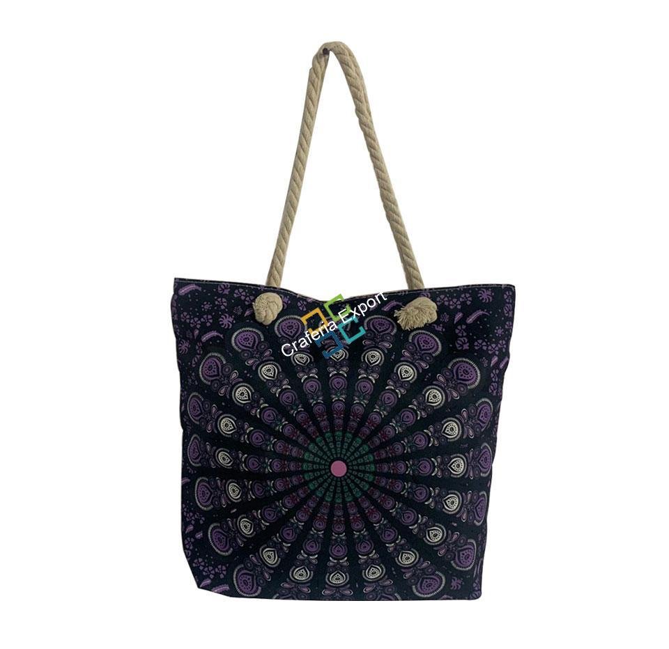Mandala printed shoulder handbags for ladies - Image 5
