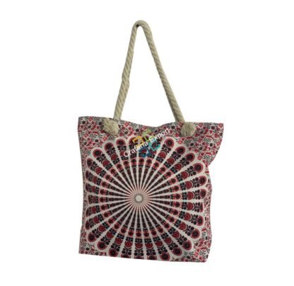 Mandala printed shoulder handbags for ladies - Image 3