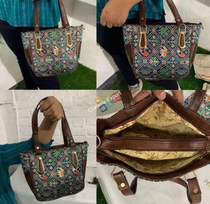 Trendy patola printed combo bags set of 3 - Image 6