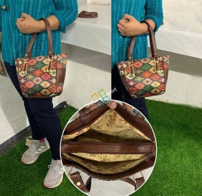 Trendy patola printed combo bags set of 3 - Image 5