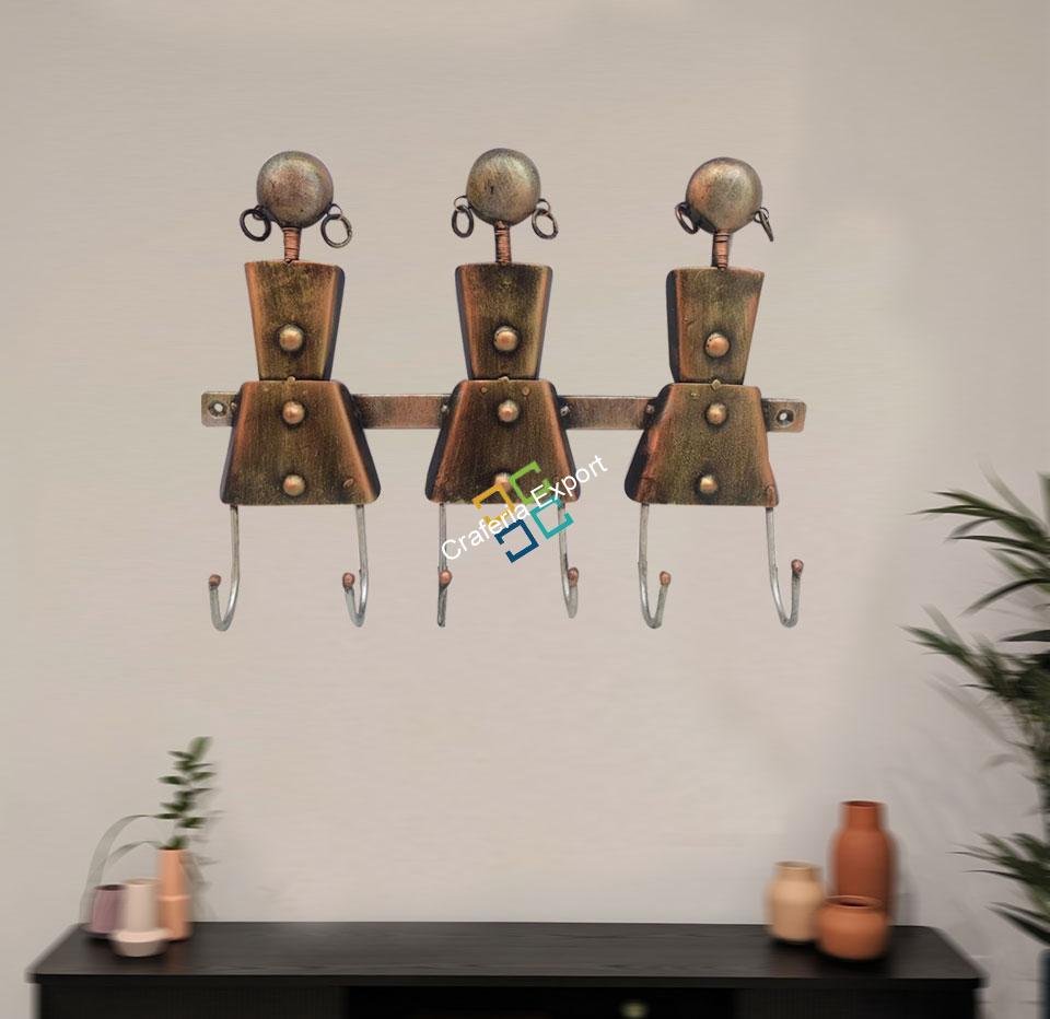 unique Tribal Men key hanger for wall decoration - Image 2