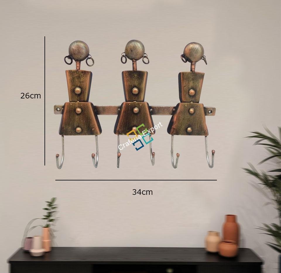 unique Tribal Men key hanger for wall decoration - Image 3
