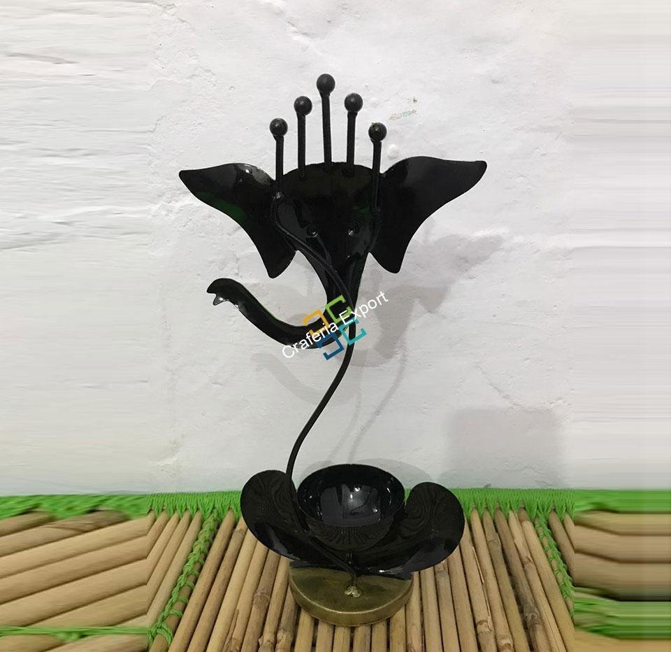 Beautiful handicraft Ganesh T-Light Candle Holder/Stand for Home Decor - Image 4