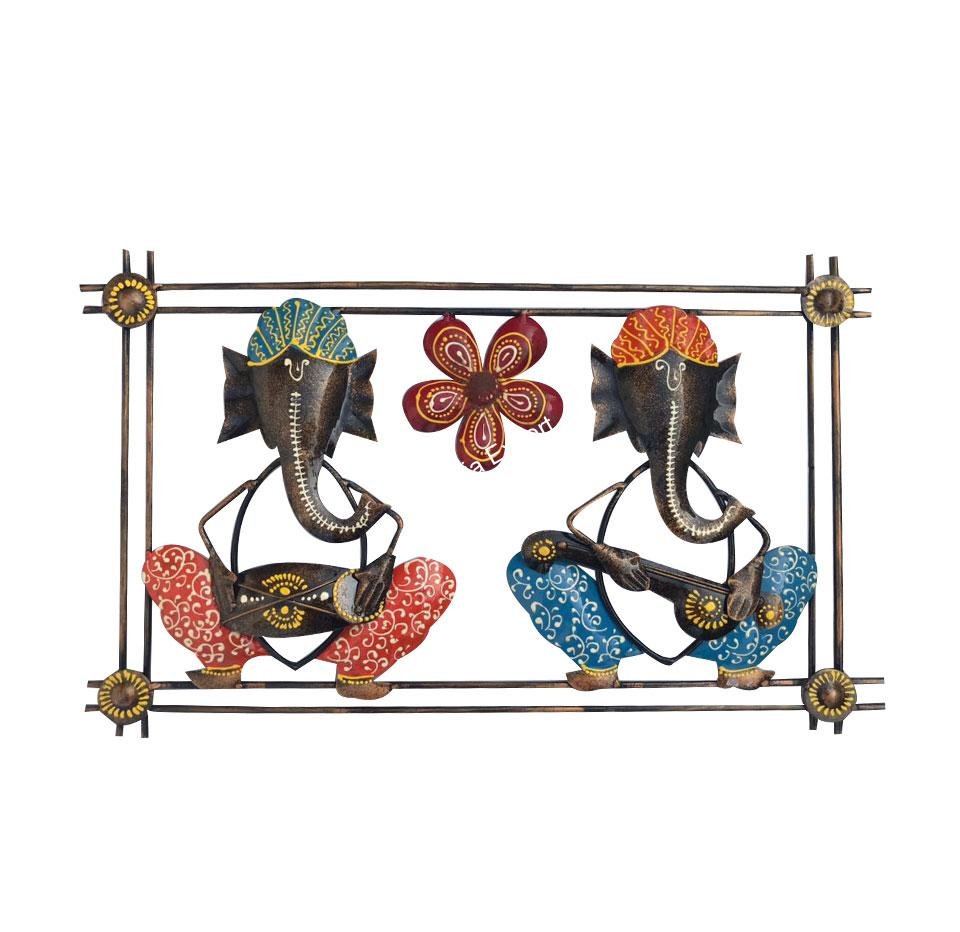 Beautiful Musician Ganesha Wall frame/hanging for home decor - Image 2