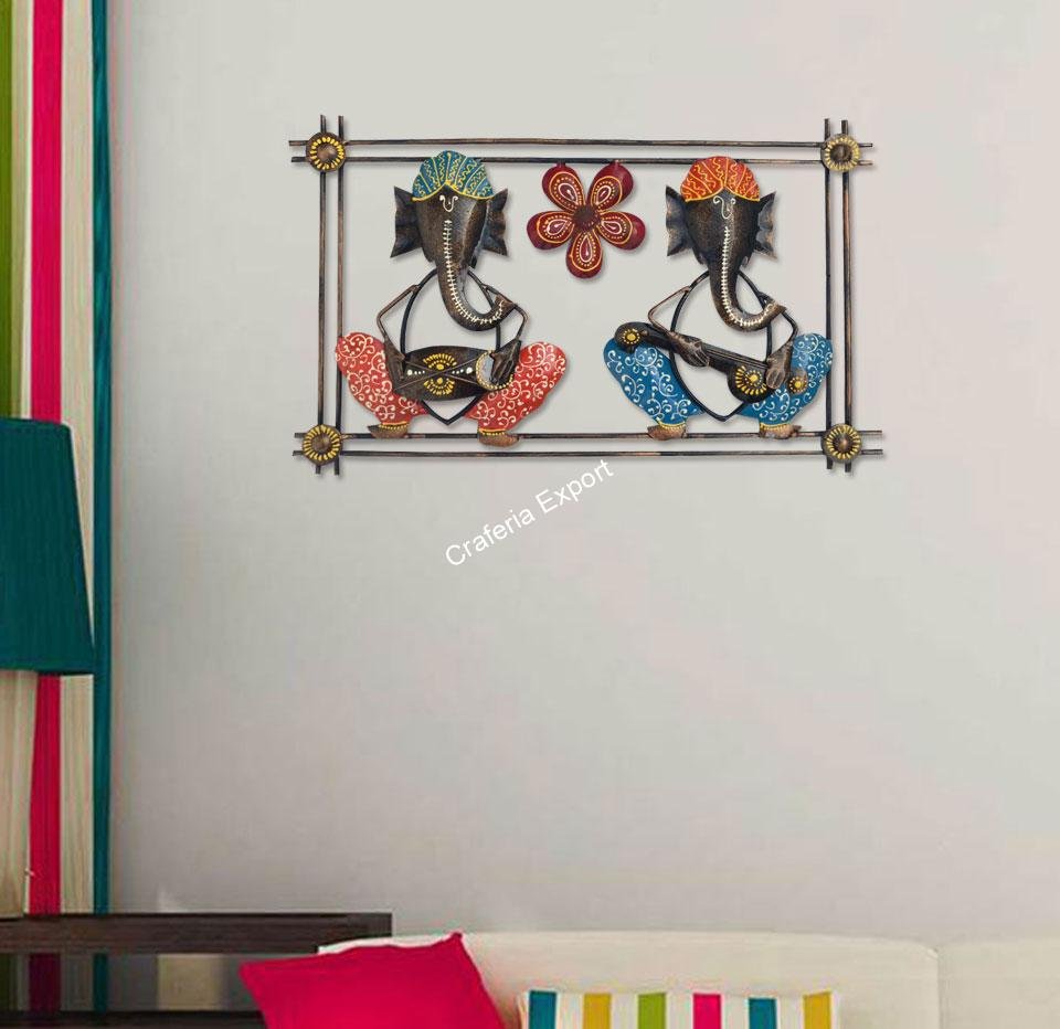Beautiful Musician Ganesha Wall frame/hanging for home decor