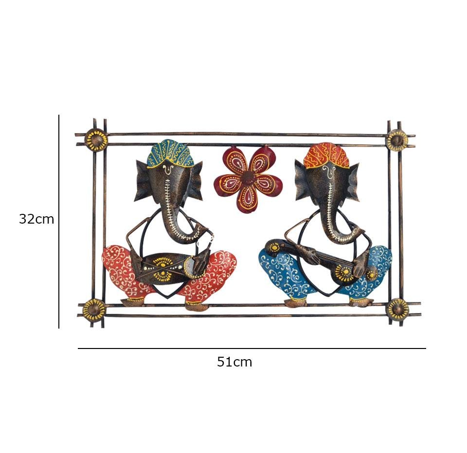Beautiful Musician Ganesha Wall frame/hanging for home decor - Image 5