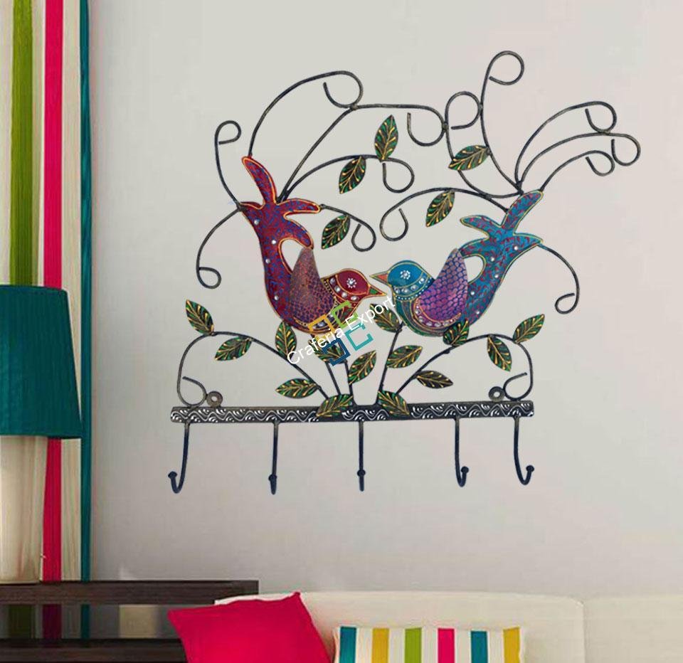 Love Birds Key holder/wall hanging showpiece for Home Decor - Image 2