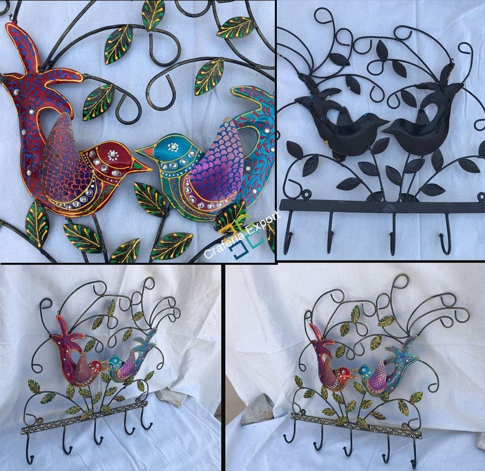 Love Birds Key holder/wall hanging showpiece for Home Decor - Image 3