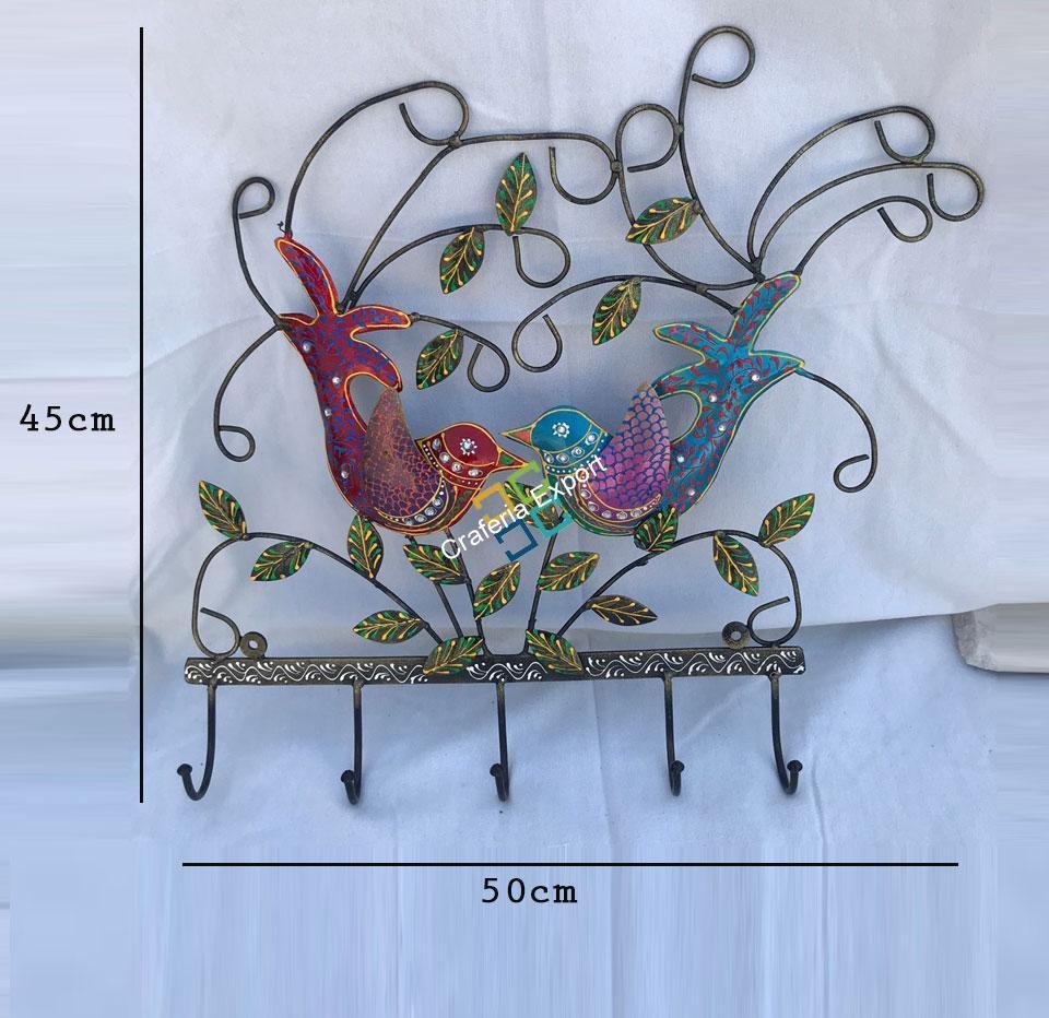 Love Birds Key holder/wall hanging showpiece for Home Decor - Image 4