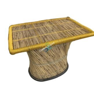 Rectangular Bamboo Mudha Table(XL-Size) For Home, Restautants, Hotels etc