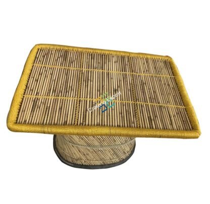 Rectangular Bamboo Mudha Table(XL-Size) For Home, Restautants, Hotels etc - Image 3