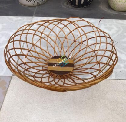 Cane Decorative Hamper Basket/ Fruit Basket For Home, Hotel and Restaurant Decor/Gift Item - Image 6
