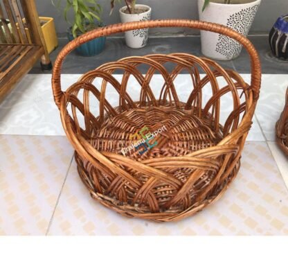 Eco-Friendly Cane Fruit Basket/Hamper Basket For Home, Hotel and Restaurant Decor/Gift Item - Image 5