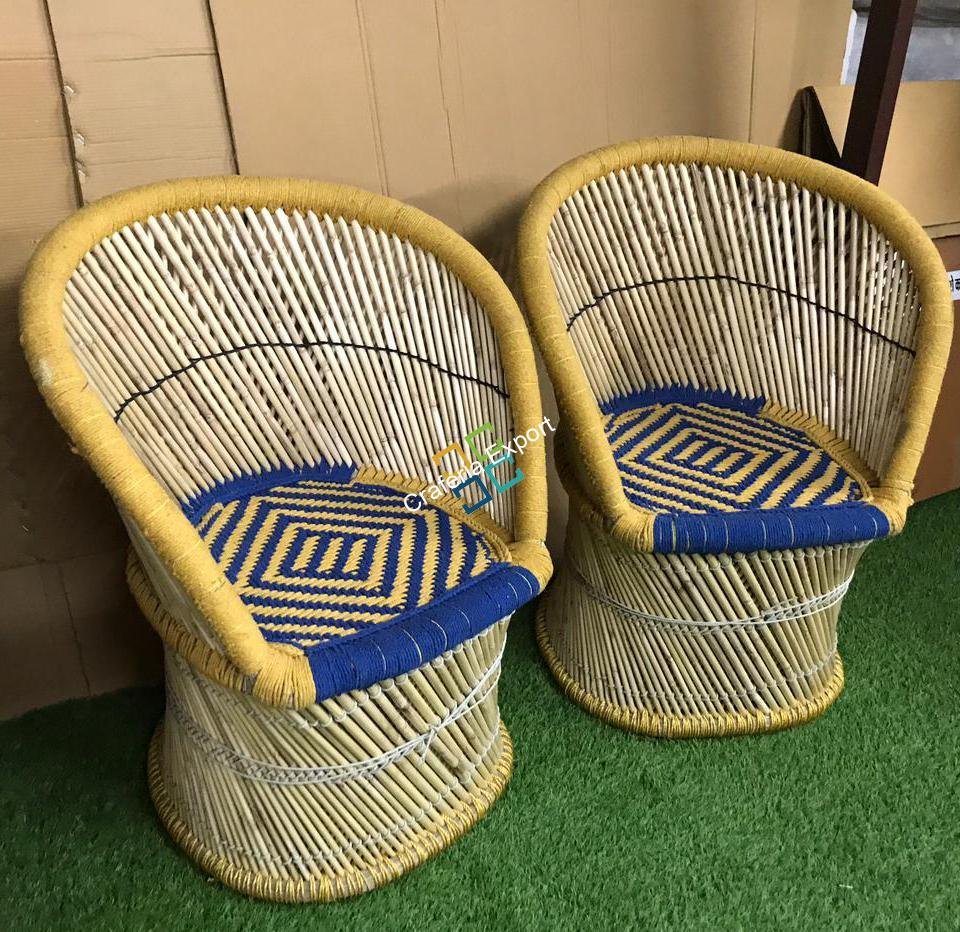 Natural Eco Friendly Bamboo Handmade XL Size Mudha Chairs for Home , Hotels | Indoor-Outdoor Living Areas Furniture - Image 3
