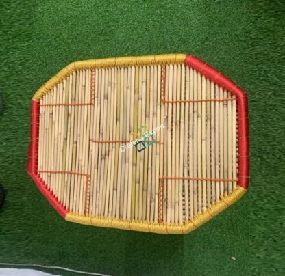 Bamboo Handmade Hexagon Table -Multi color For Living Area , Garden , Hotels - Image 3