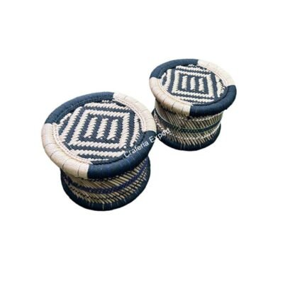 Handcrafted Bamboo Stool Indoor/Garden,Muddi/mudda - Image 9