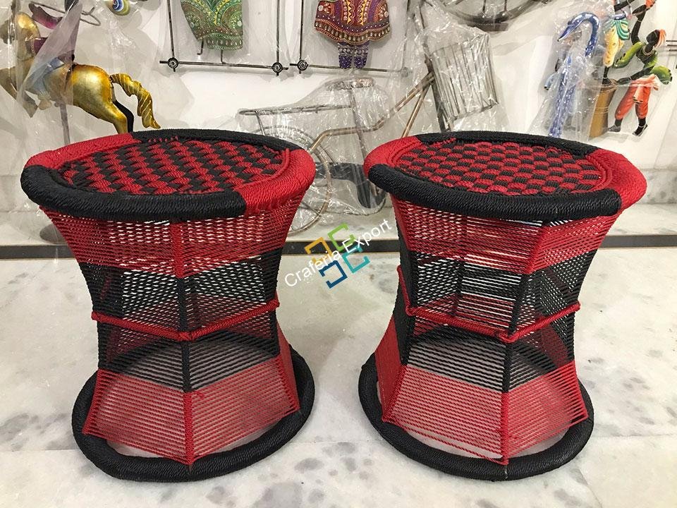 Cane Stool Mudha Sitting / Chair for Indoor/Outdoor - Image 2