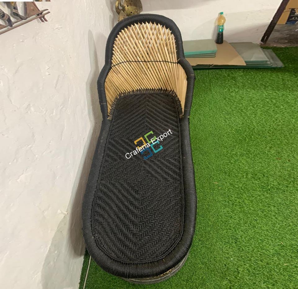 Handcrafted Bamboo Long Mudha Chair For Indoor/Outdoor (Standard Size) - Image 5