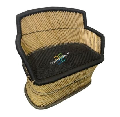 Handcrafted Bamboo Two Seater Mudha Chair For Indoor/Outdoor (Large Size) - Image 2