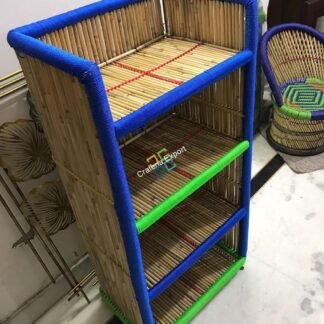 Bamboo (Sarkanda) Rack for Book / Shoes store (Large size) - multicolour