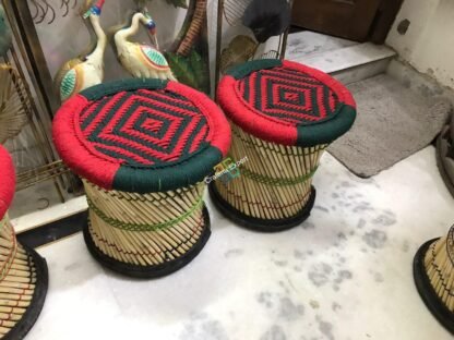 Traditional Colourful Mudha for Indoor/Outdoor Sitting- Extra Large Size - Image 2