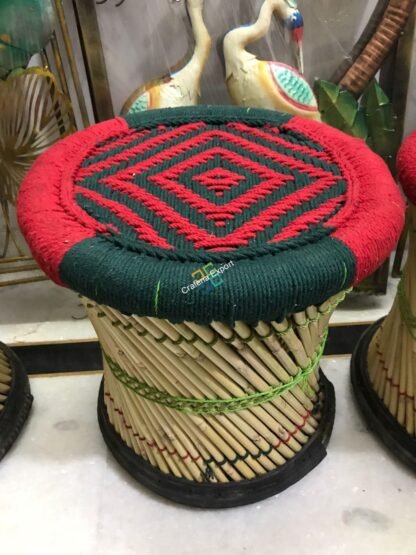 Traditional Colourful Mudha for Indoor/Outdoor Sitting- Extra Large Size - Image 3