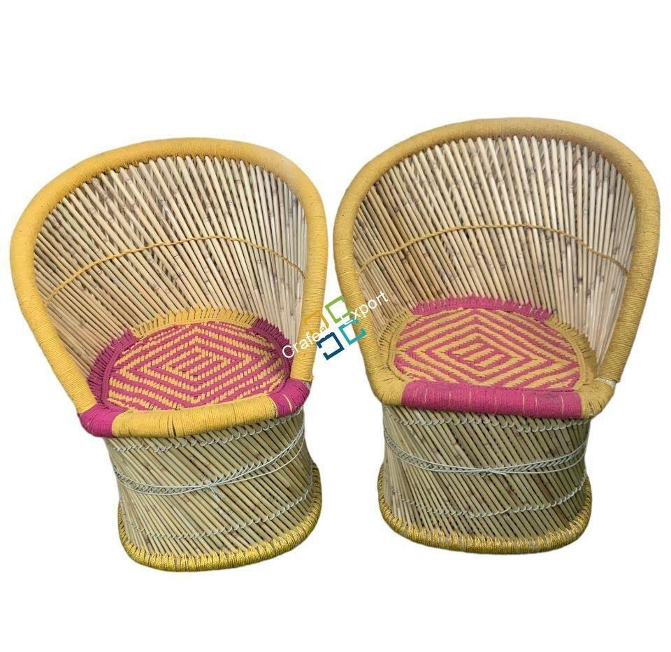 Bamboo Sute Chairs for Balcony | Bamboo Mudda Chairs for indoor and outdoor - Image 5