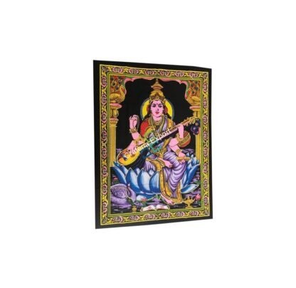 Goddess Saraswati Poster Handicraft Wall Hanging Poster - Image 2