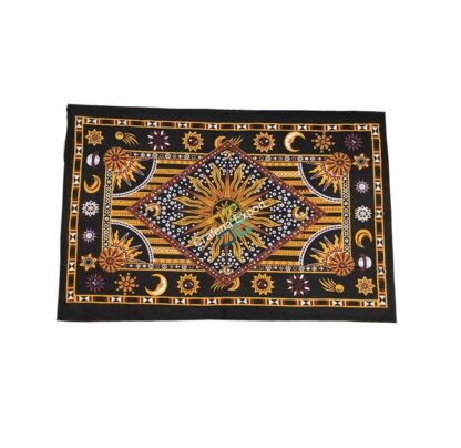 Mandala indian sun moon Single tapestry Cloth  for home decor - Image 2