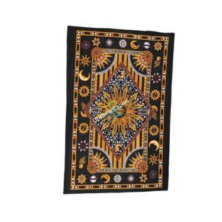 Mandala indian sun moon Single tapestry Cloth for home decor