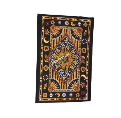 Mandala indian sun moon Single tapestry Cloth  for home decor