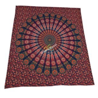 Tapestry Double in Mandala Style Wall Hanging tapestery Can be used as bedsheet