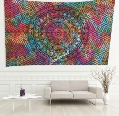 Single Tapestry Mandala Tapestry For Wall Hanging nice and smooth cotton - Image 3