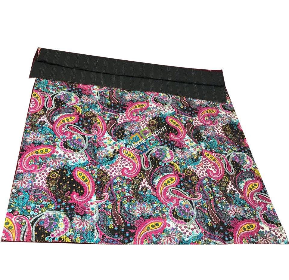 Traditional handmade paisley design multi color AC quilt / blanket / for double bed - Image 2