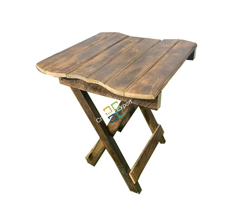 Solid Wood Square Folding Table Ideal Coffee Table Garden Table Home Decor